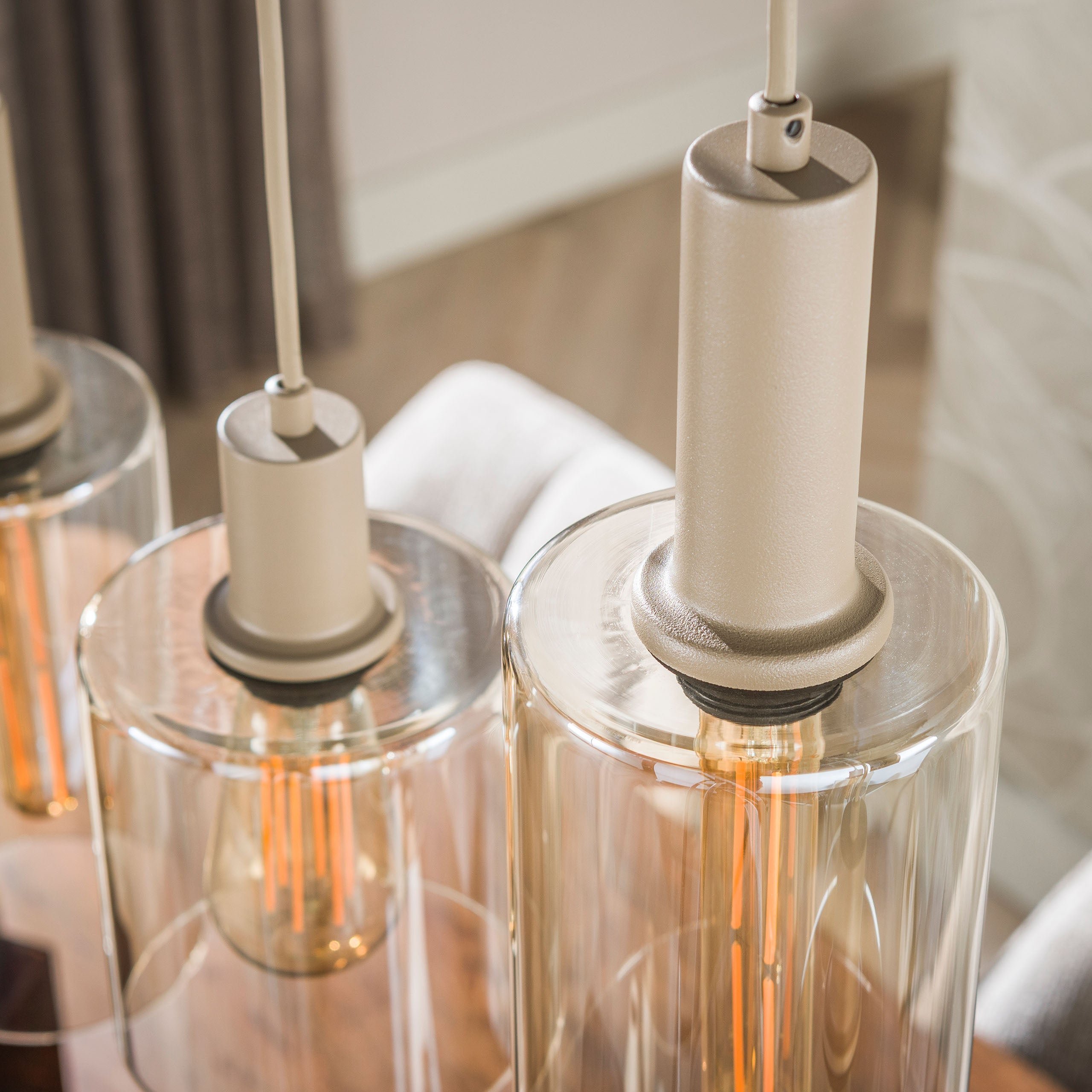 Hanglamp Sepiora 6-lichts / Beige – afbeelding 5