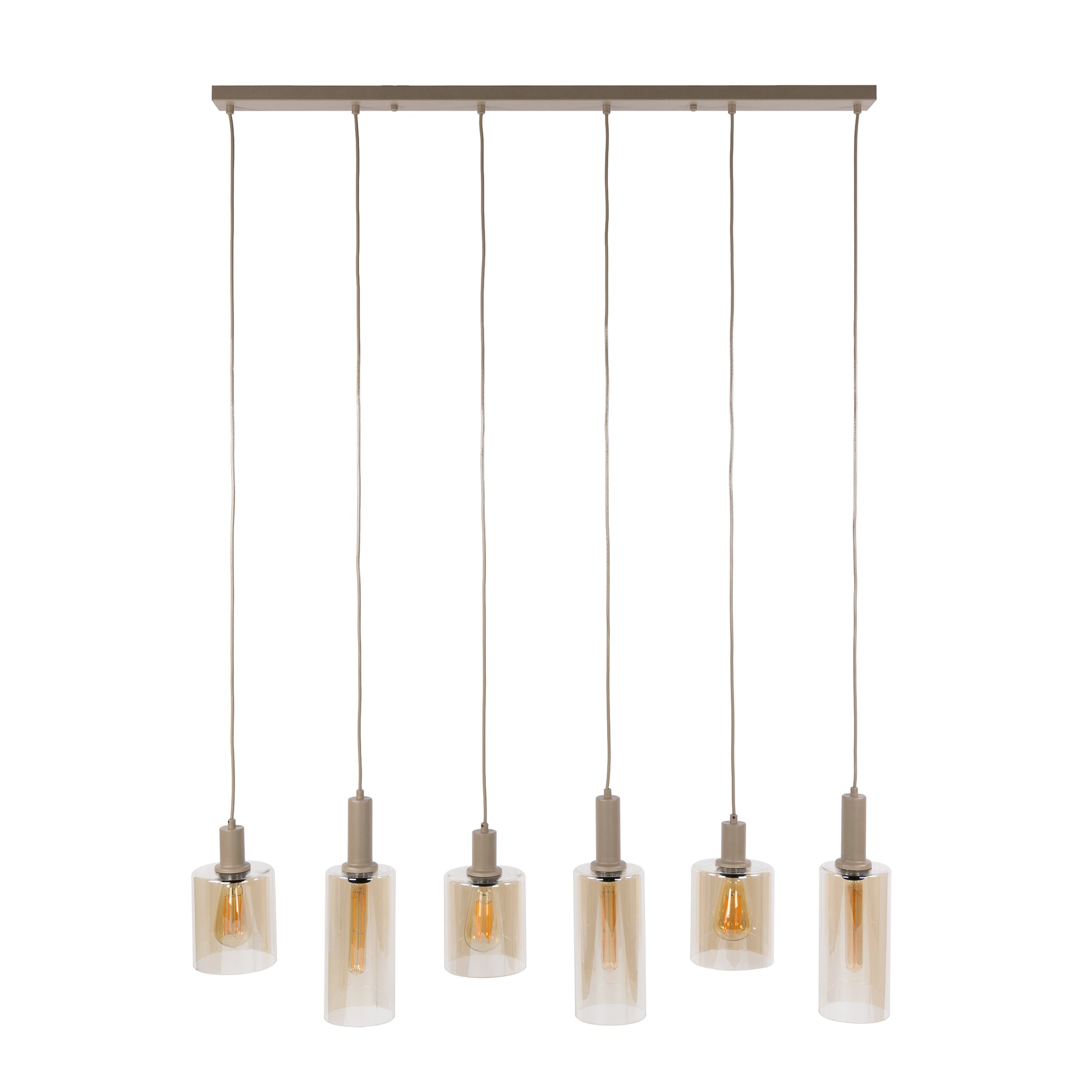Hanglamp Sepiora 6-lichts / Beige – afbeelding 6