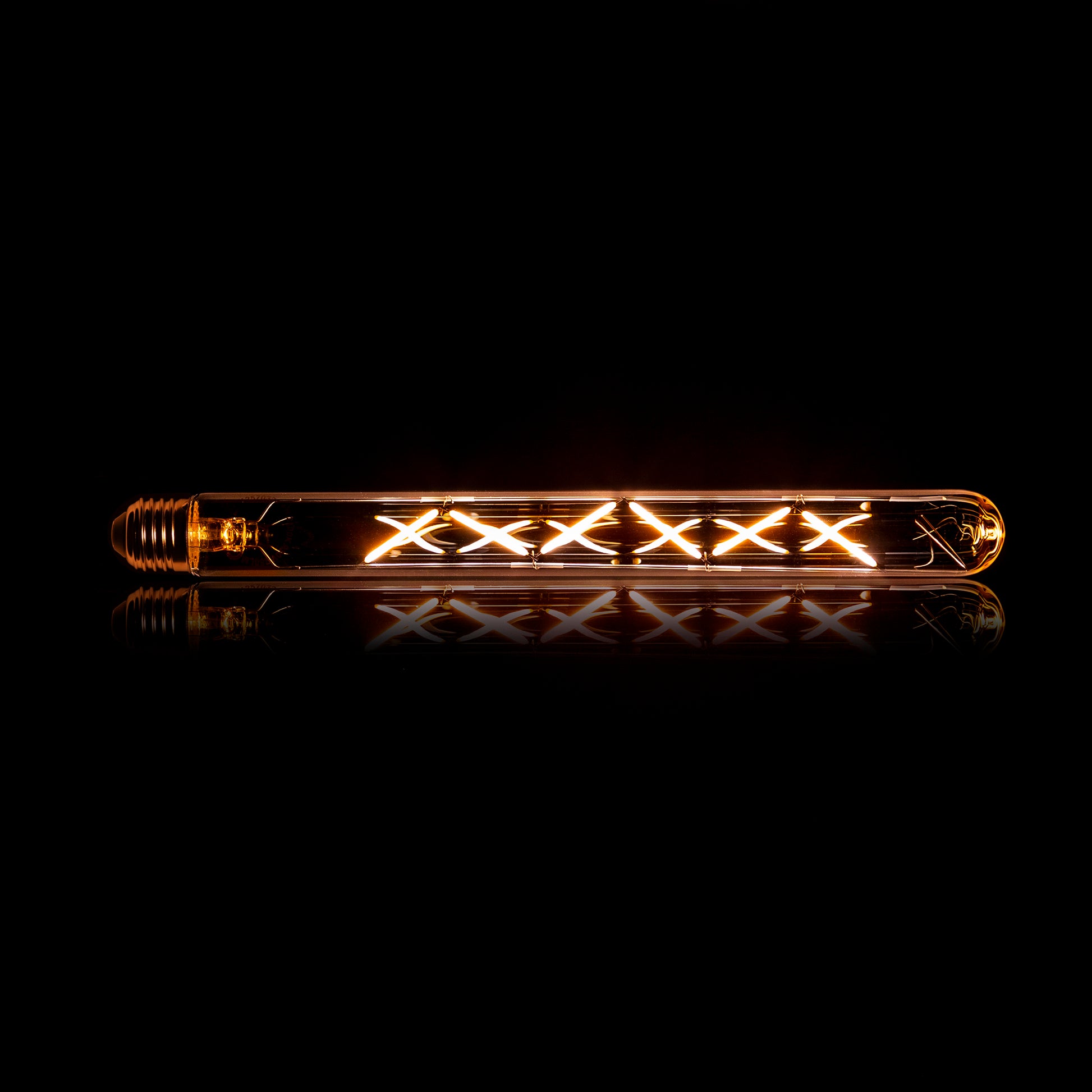 Lichtbron LED [T32-L300] filament buis 30cm / Amber glas – afbeelding 2