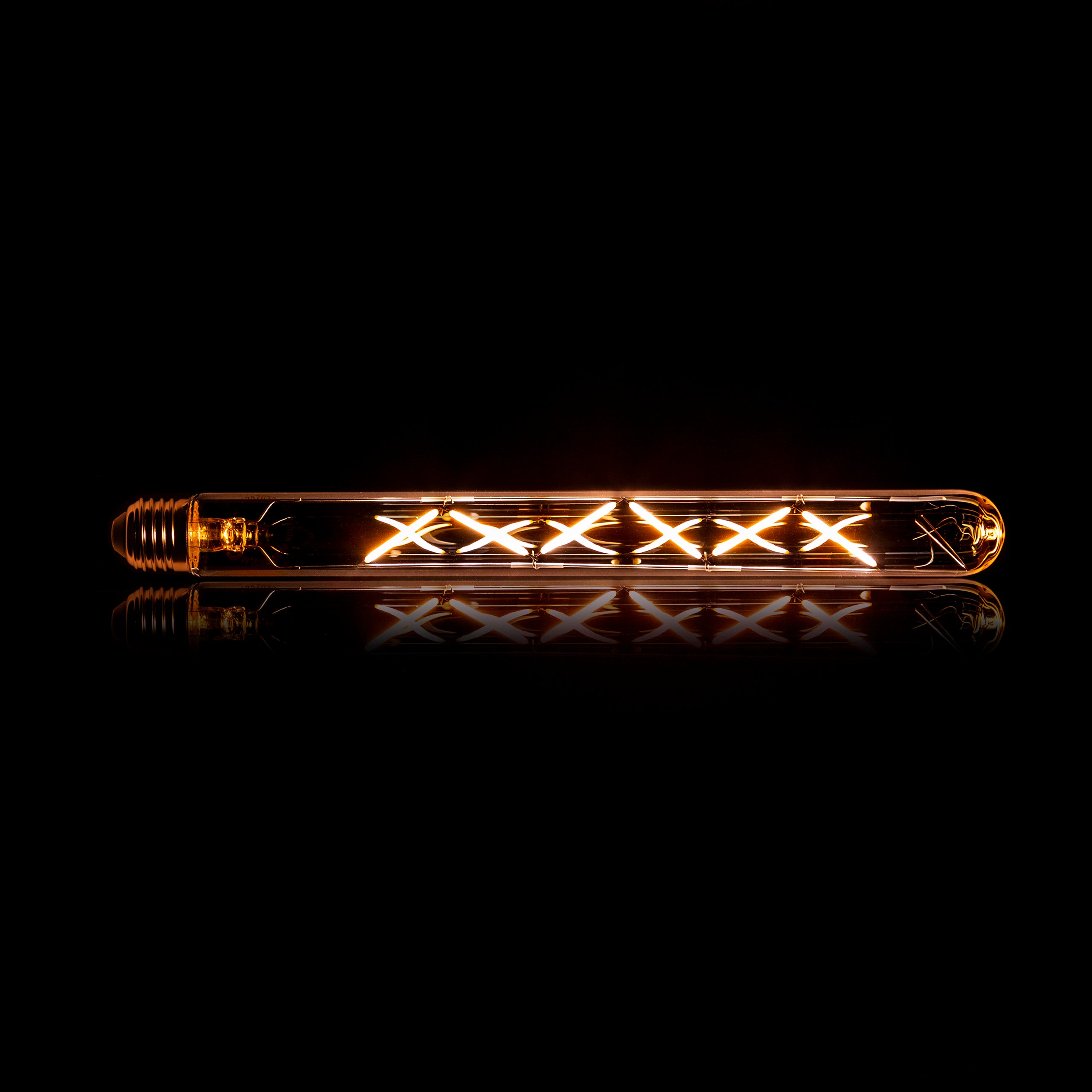 Lichtbron LED [T32-L300] filament buis 30cm / Amber glas – afbeelding 2