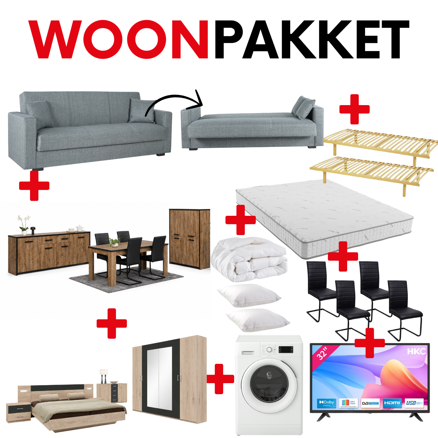 Woonpakket All-in-house compleet
