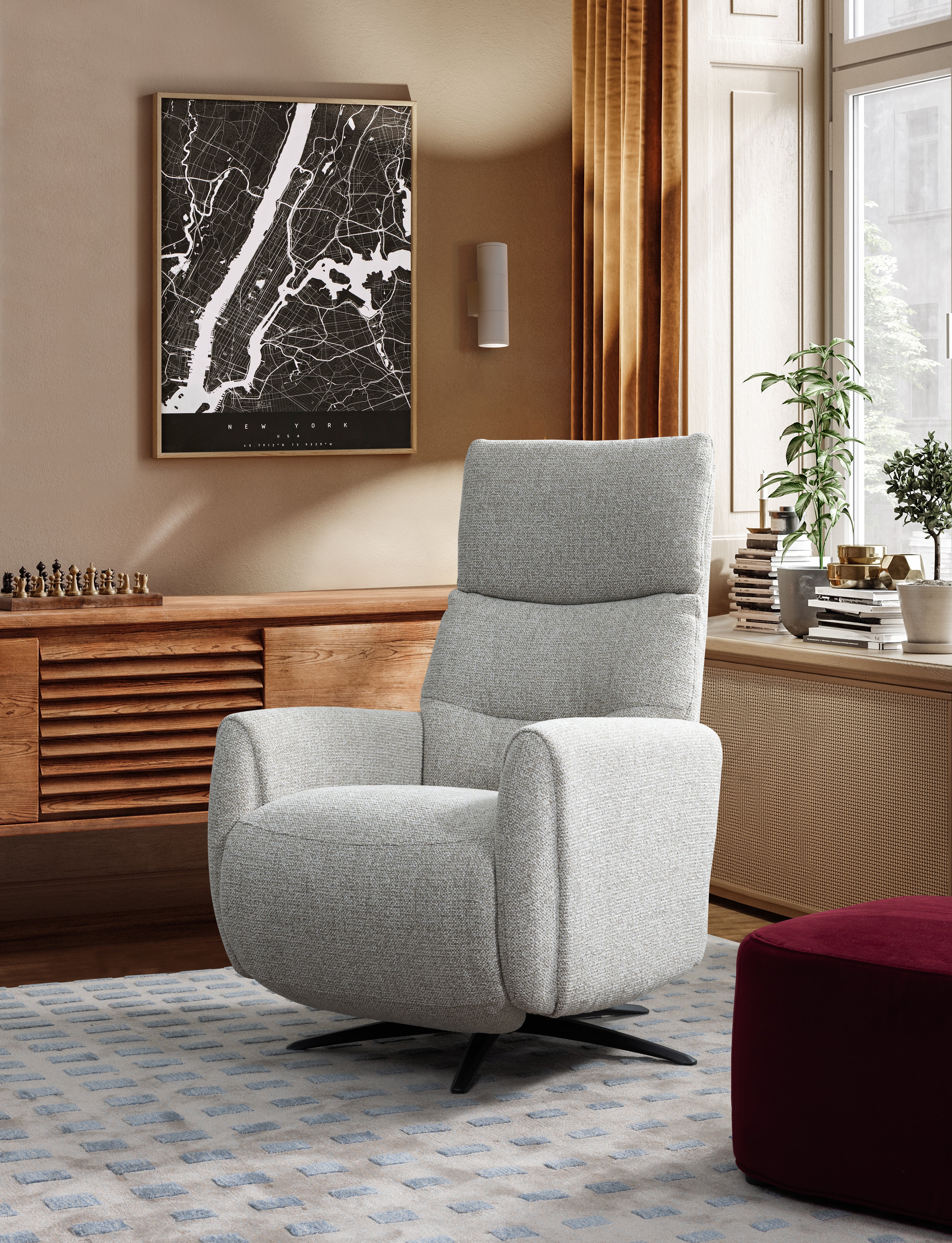 Relax met batterij in stof