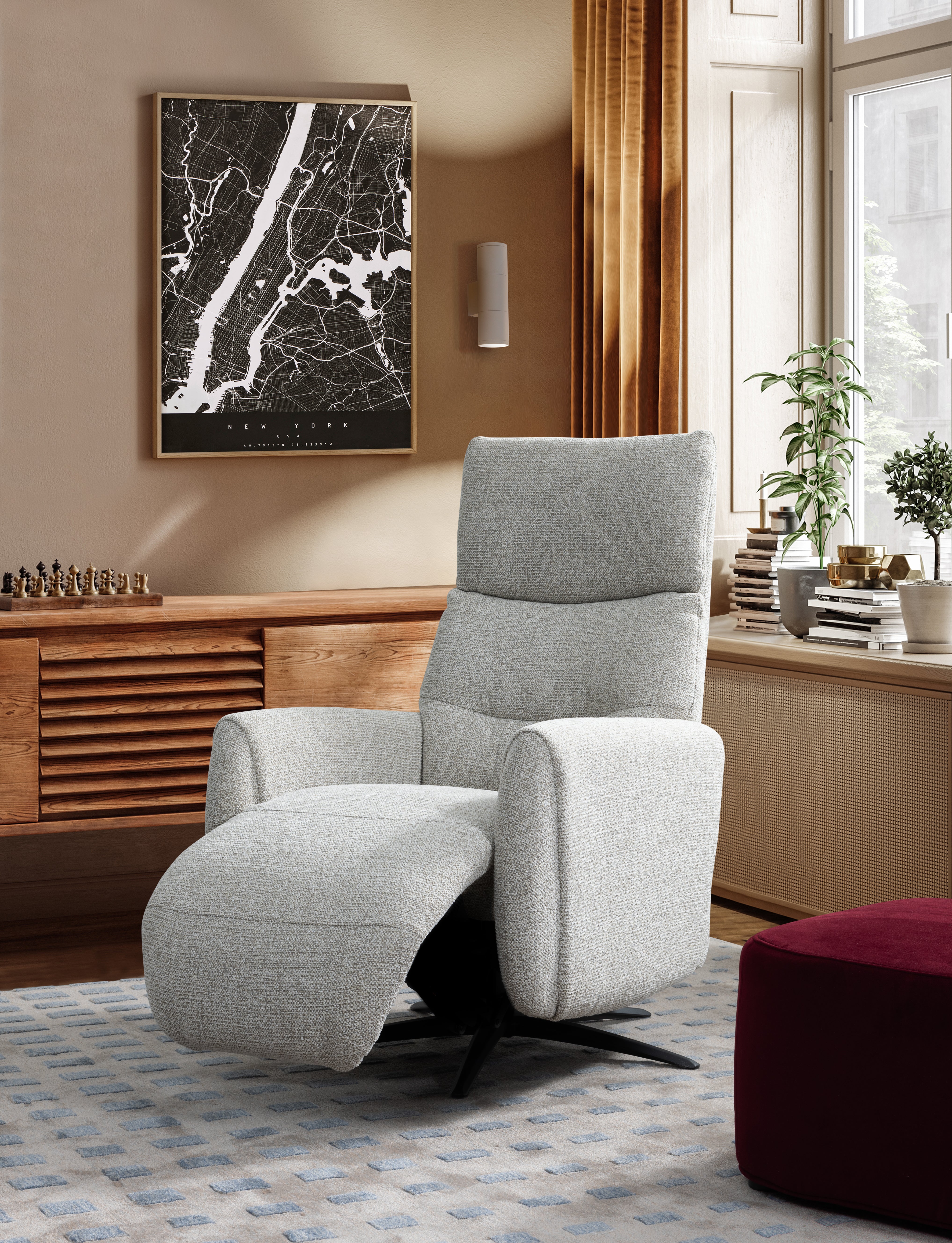 Relax met batterij in stof