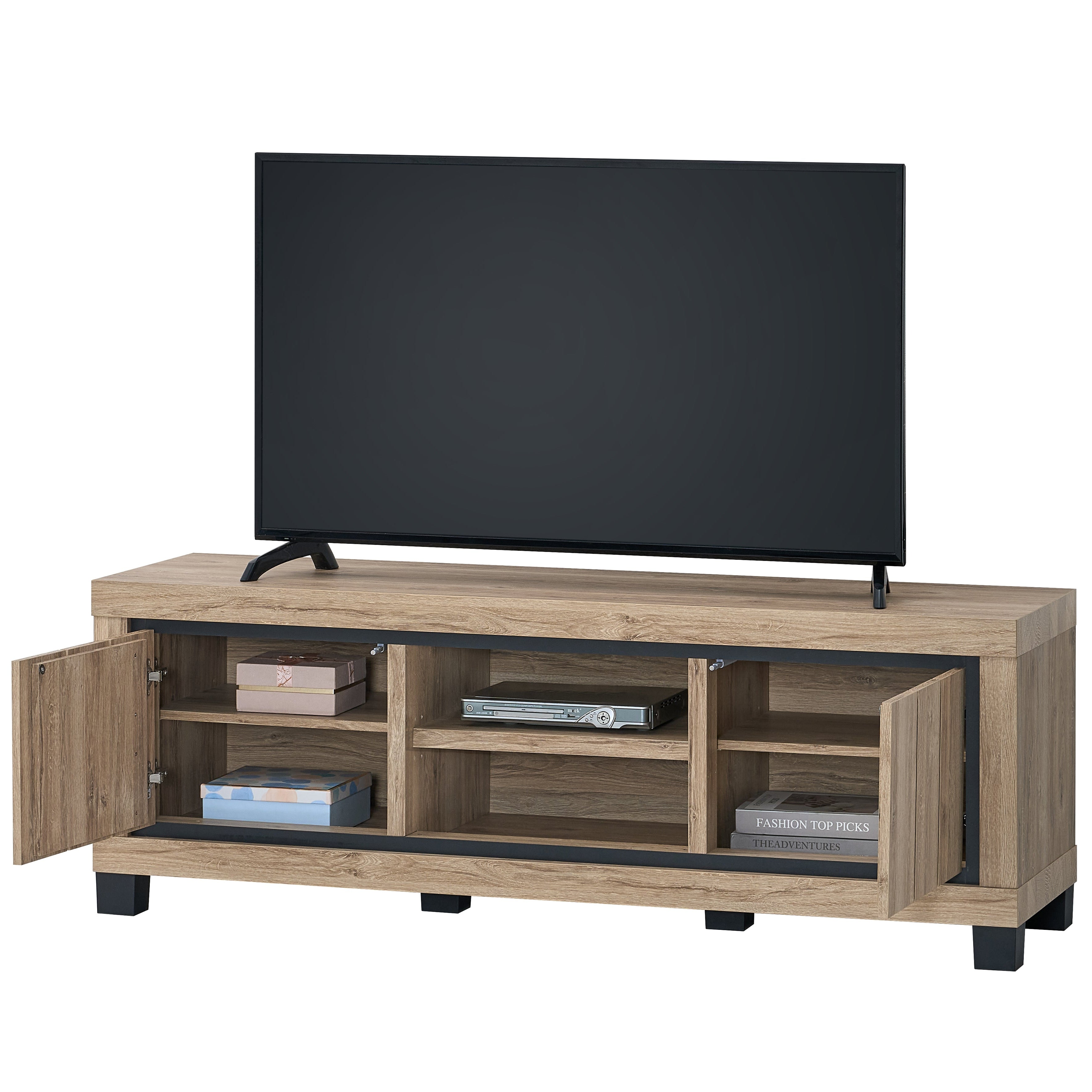 Bernard TV-meubel 155 cm – industrieel tv kast 2-deurs