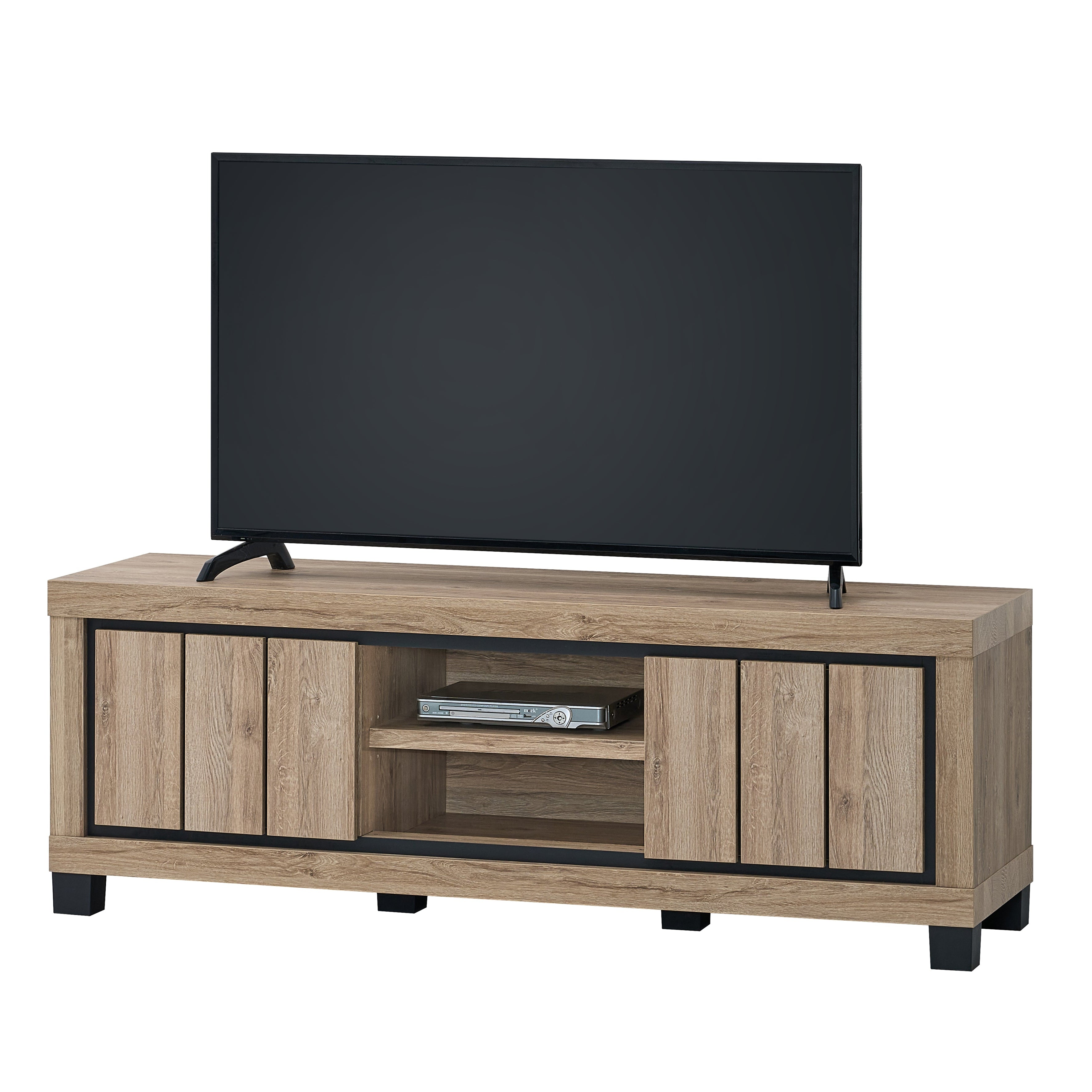 Bernard TV-meubel 155 cm – industrieel tv kast 2-deurs