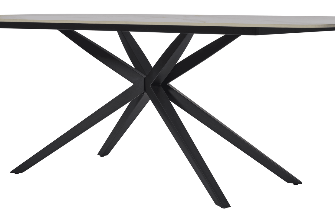 Keramische Tafel 240cm - Wit keramiek