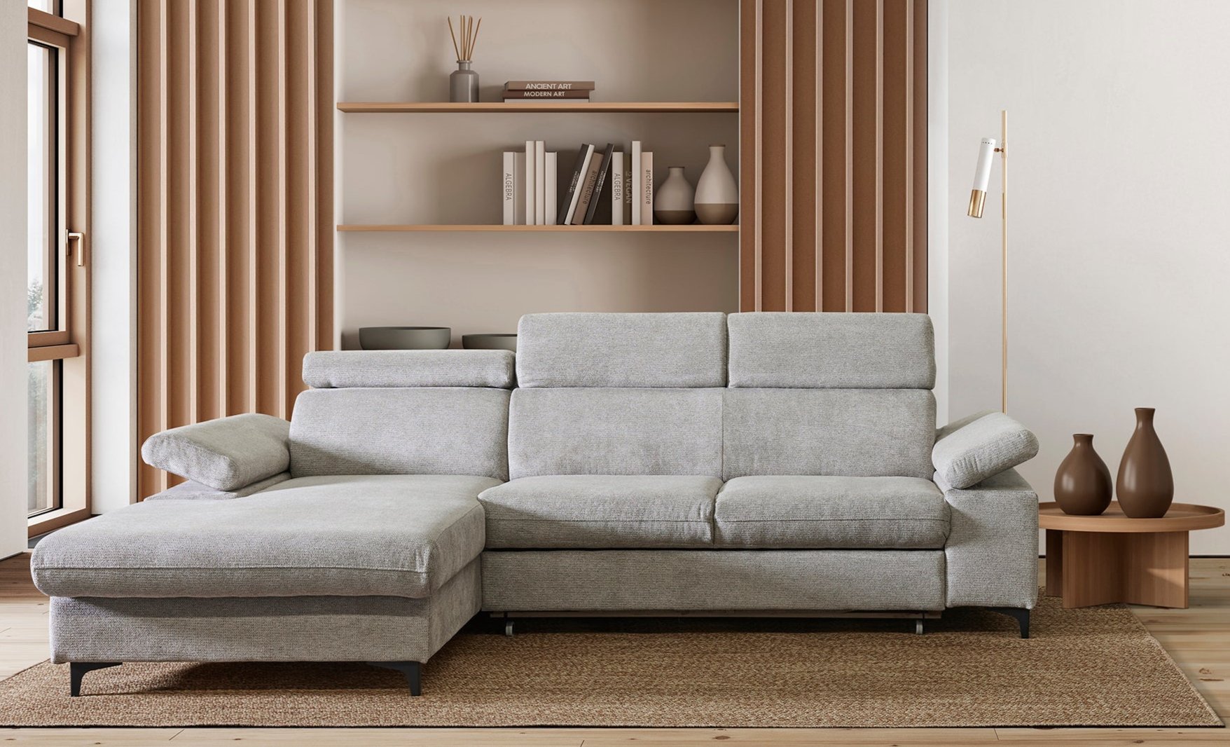 Hoeksalon Macy - Beige