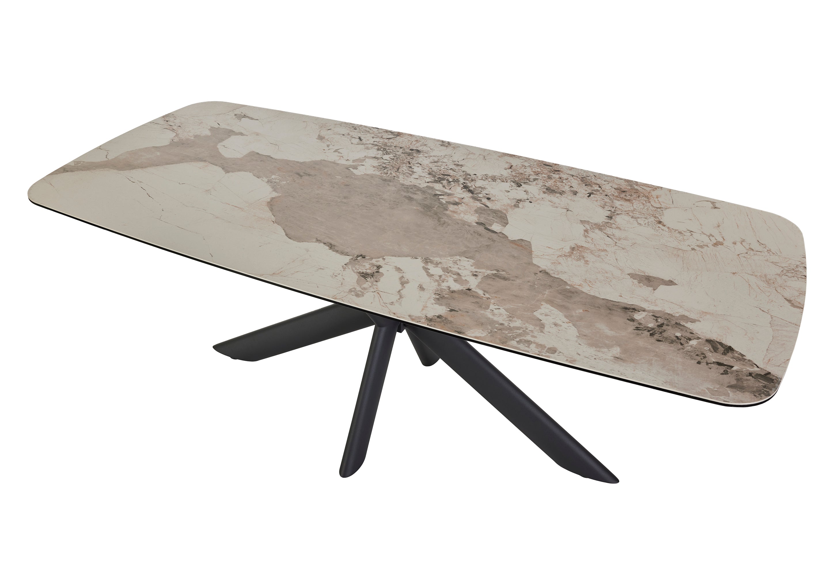 Keramische tafel zweeds ovaal 220cm