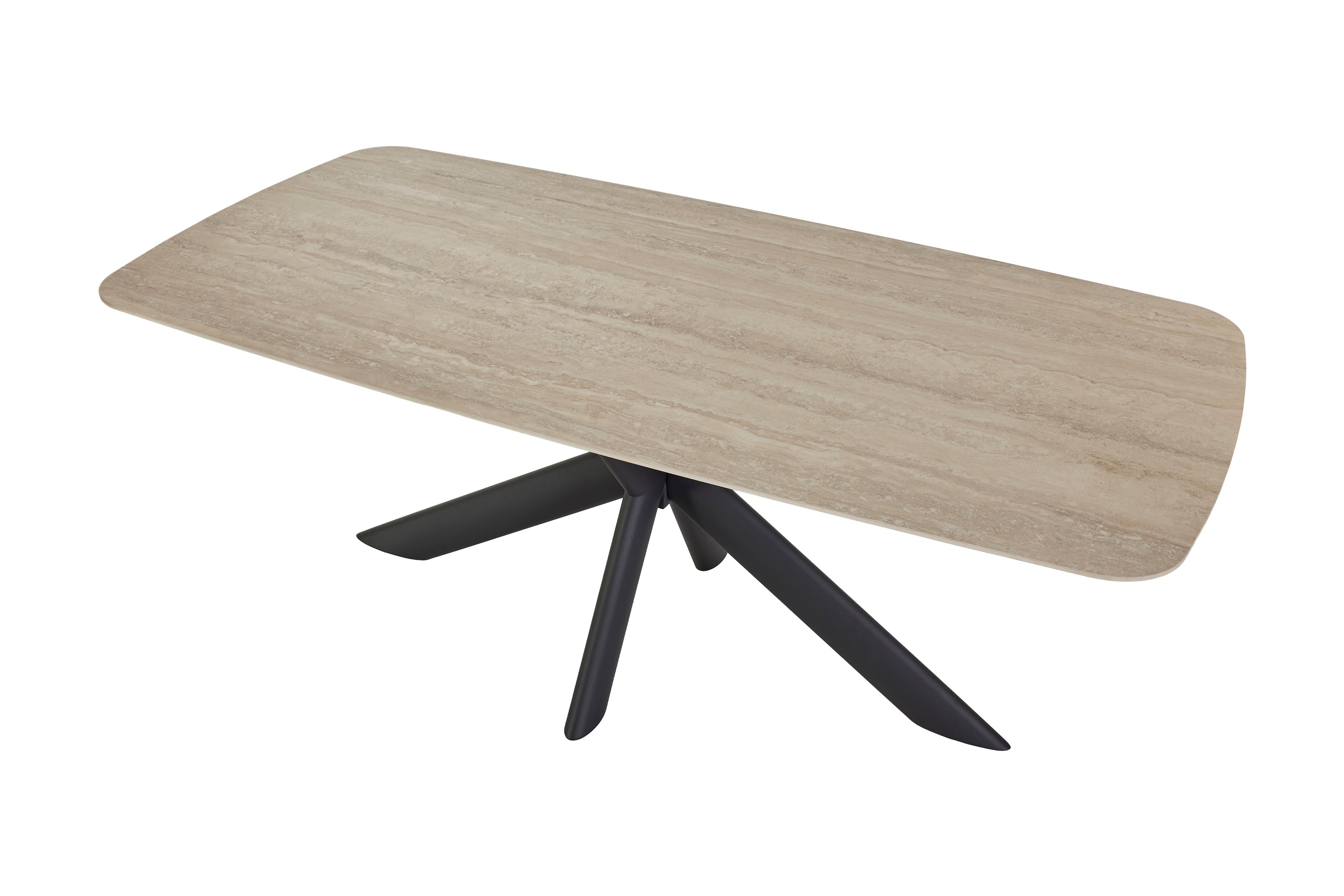 Eettafel in Travertin 200cm