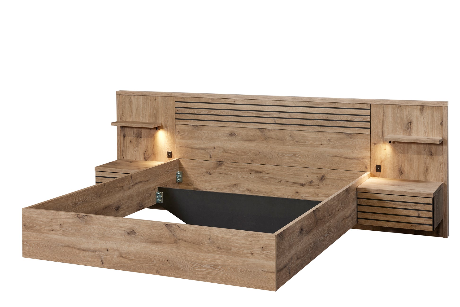 Bed met 2 nachttafels Tanya