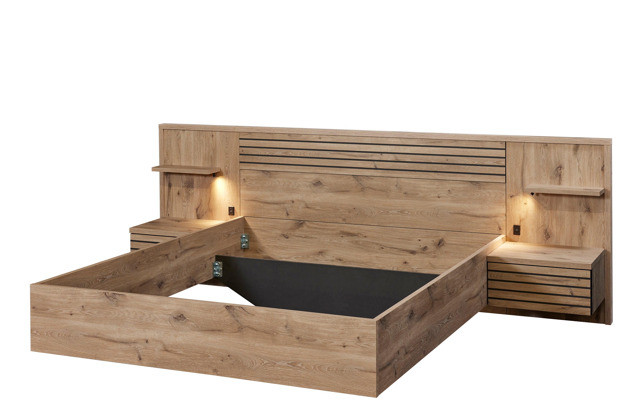 Bed met 2 nachttafels Tanya