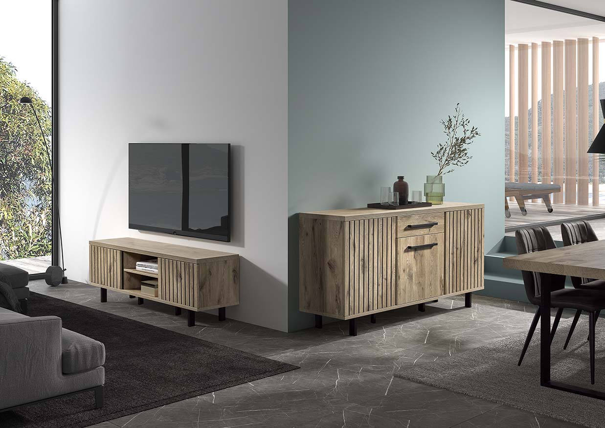 TV-meubel Tim 160 cm - productfoto 3
