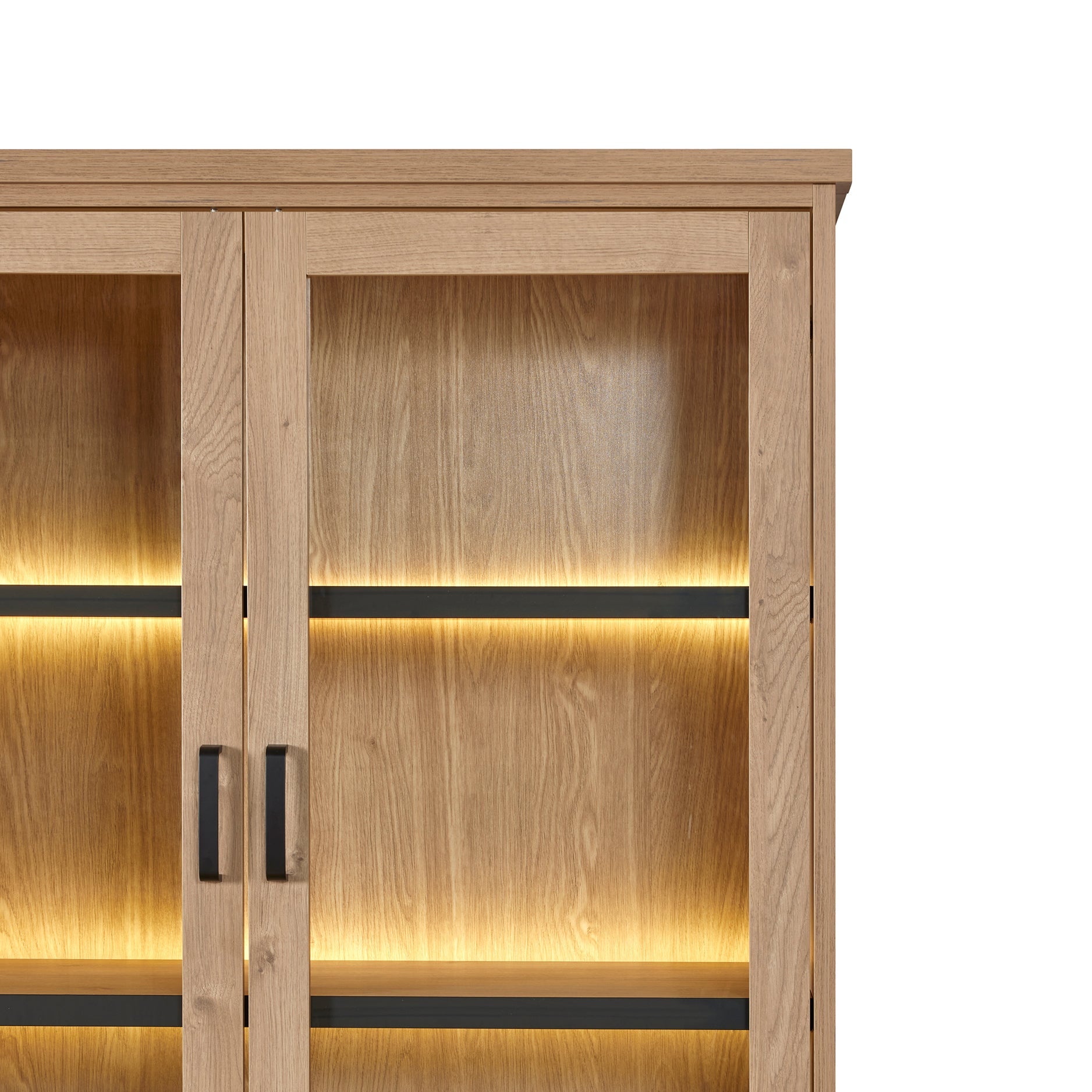 Unal glaskast 121 cm