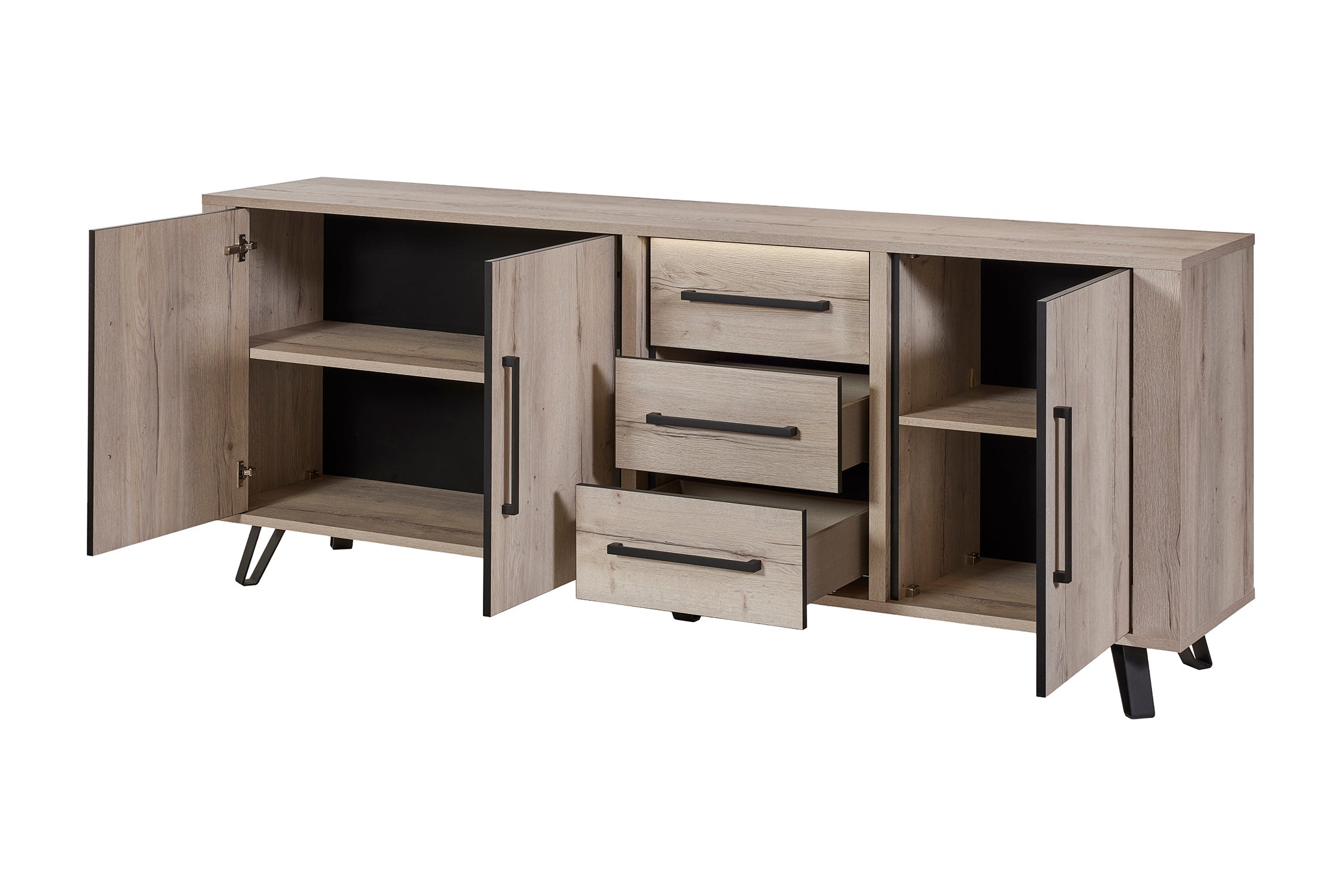 Dressoir Usain 245 cm - productfoto 3