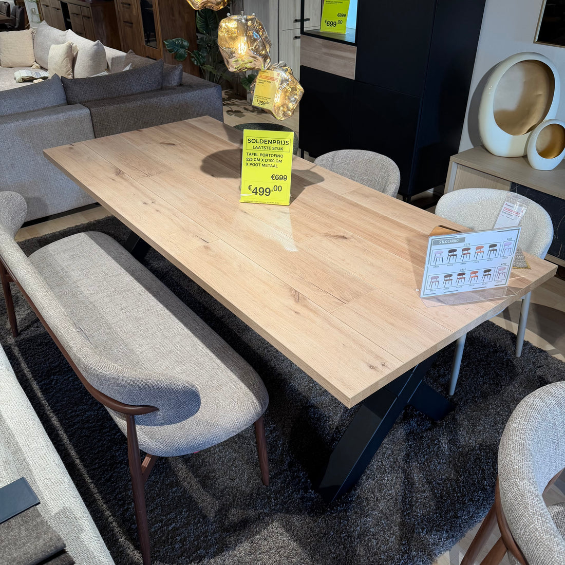 Eettafel Portofino 225cm