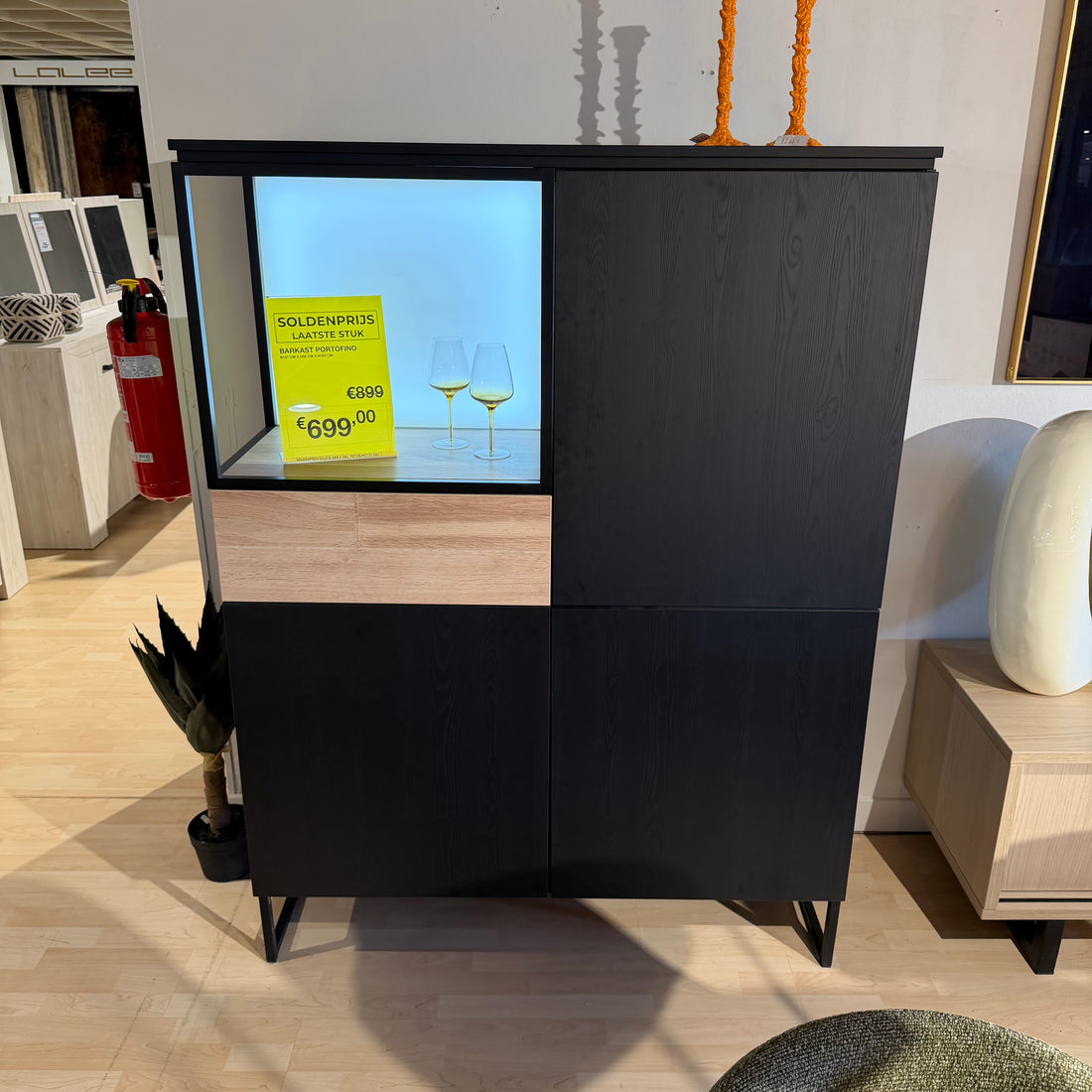 Barkast Portofino met LED