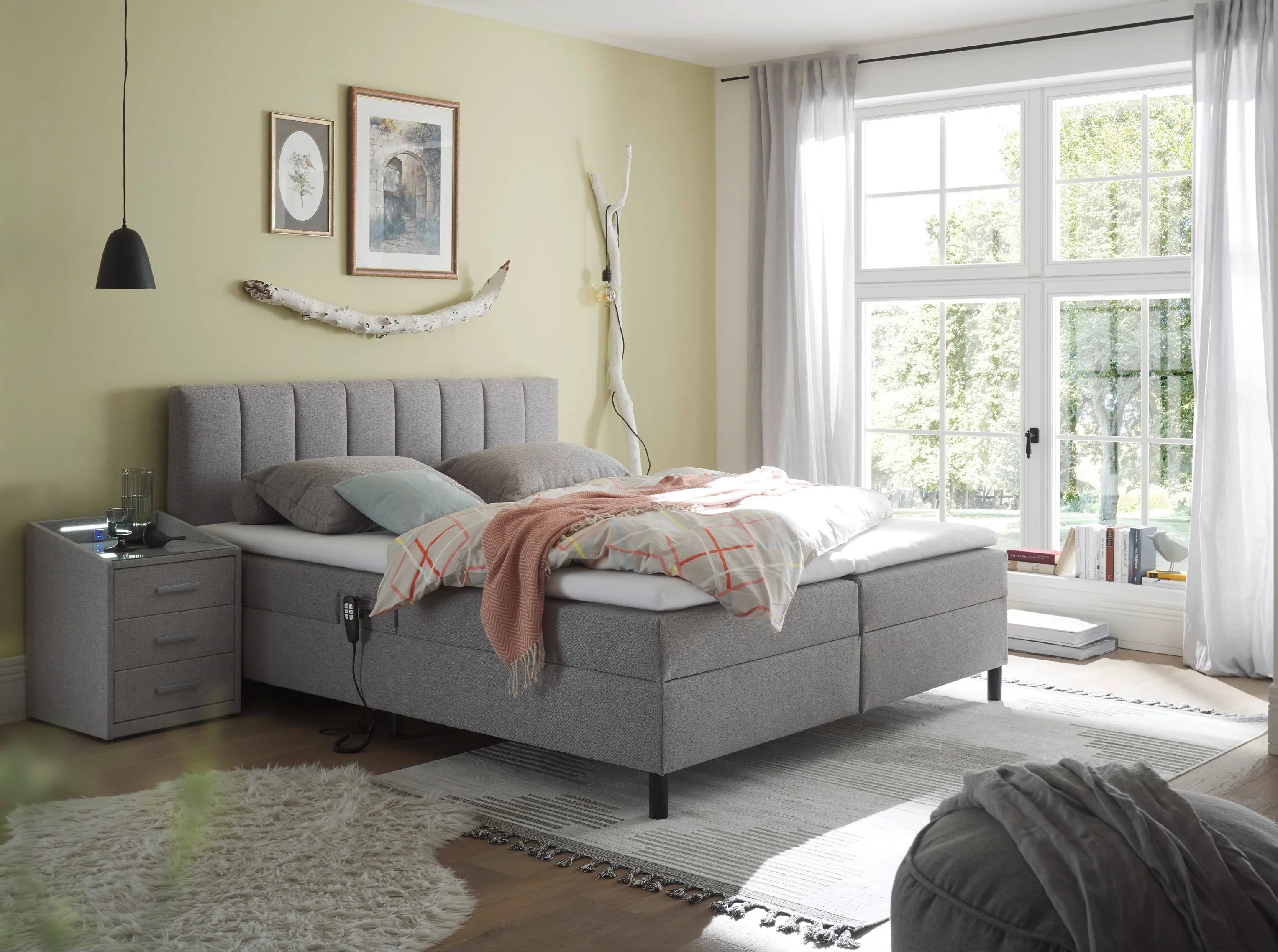 Elektrische boxspring Linda
