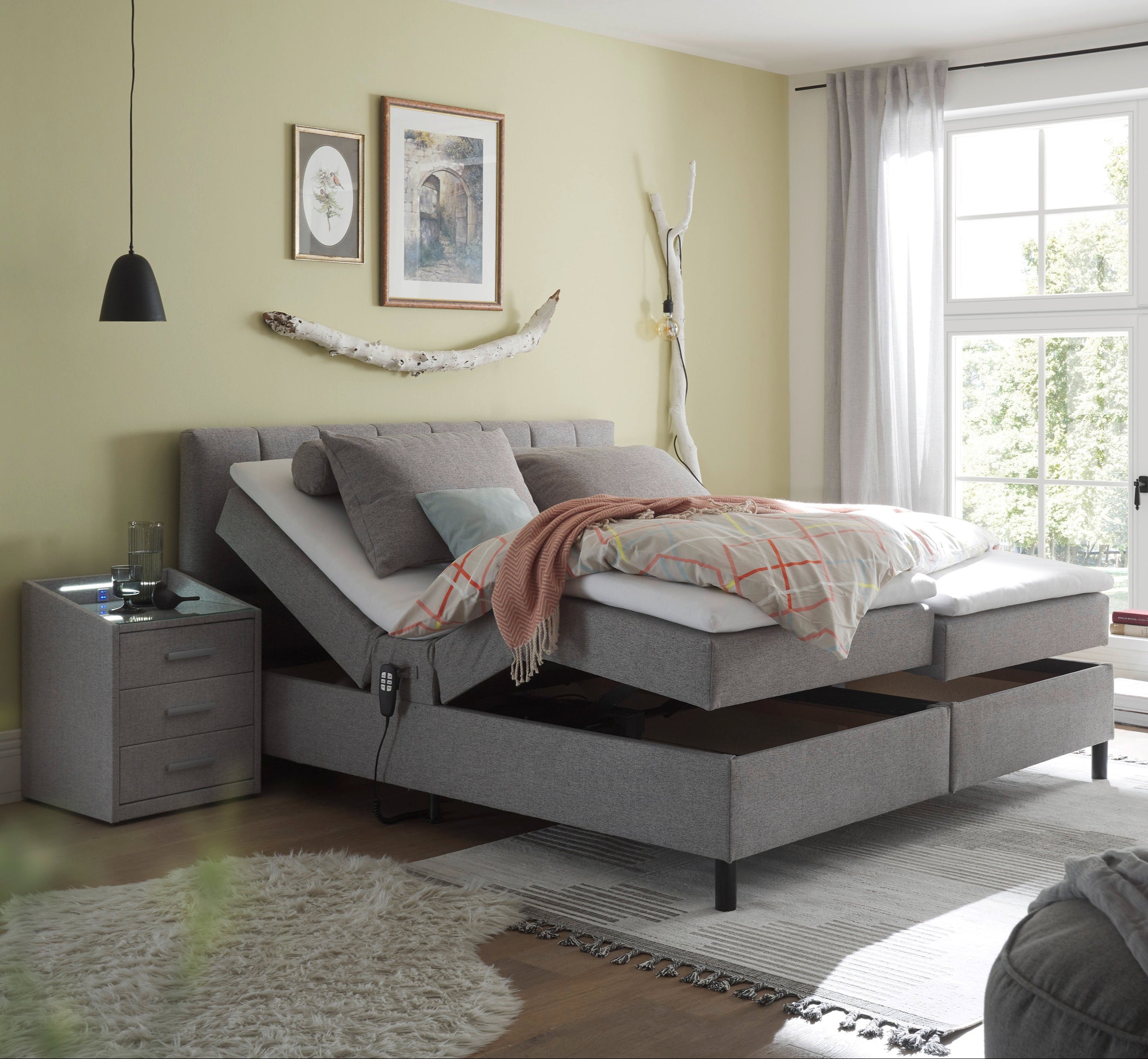 Elektrische boxspring Linda