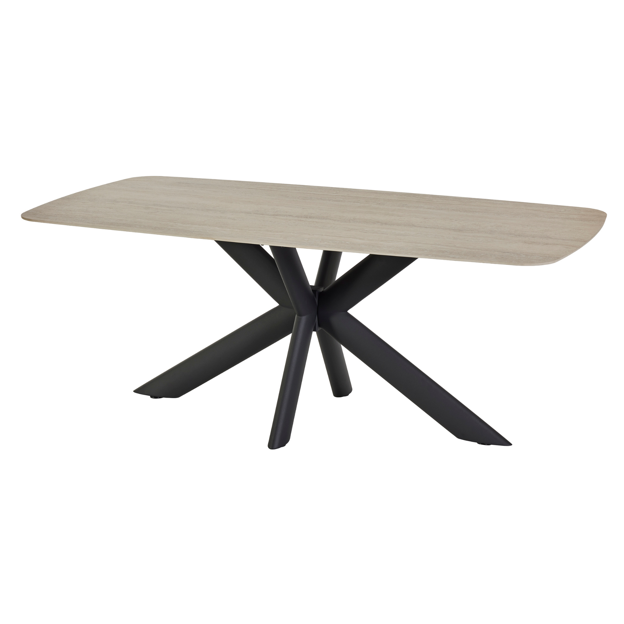 Eettafel in Travertin 200cm