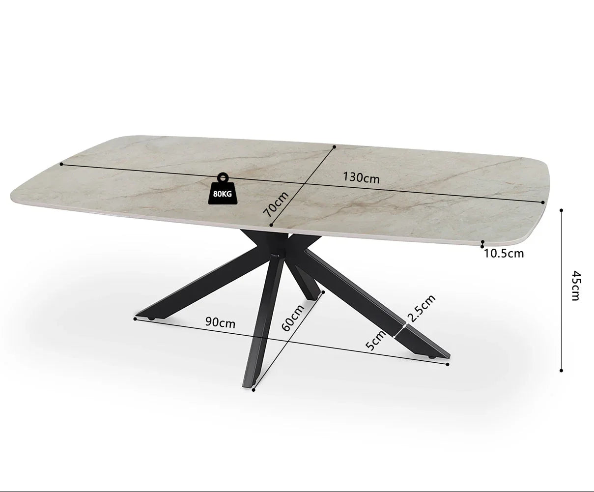 Salontafel deens ovaal