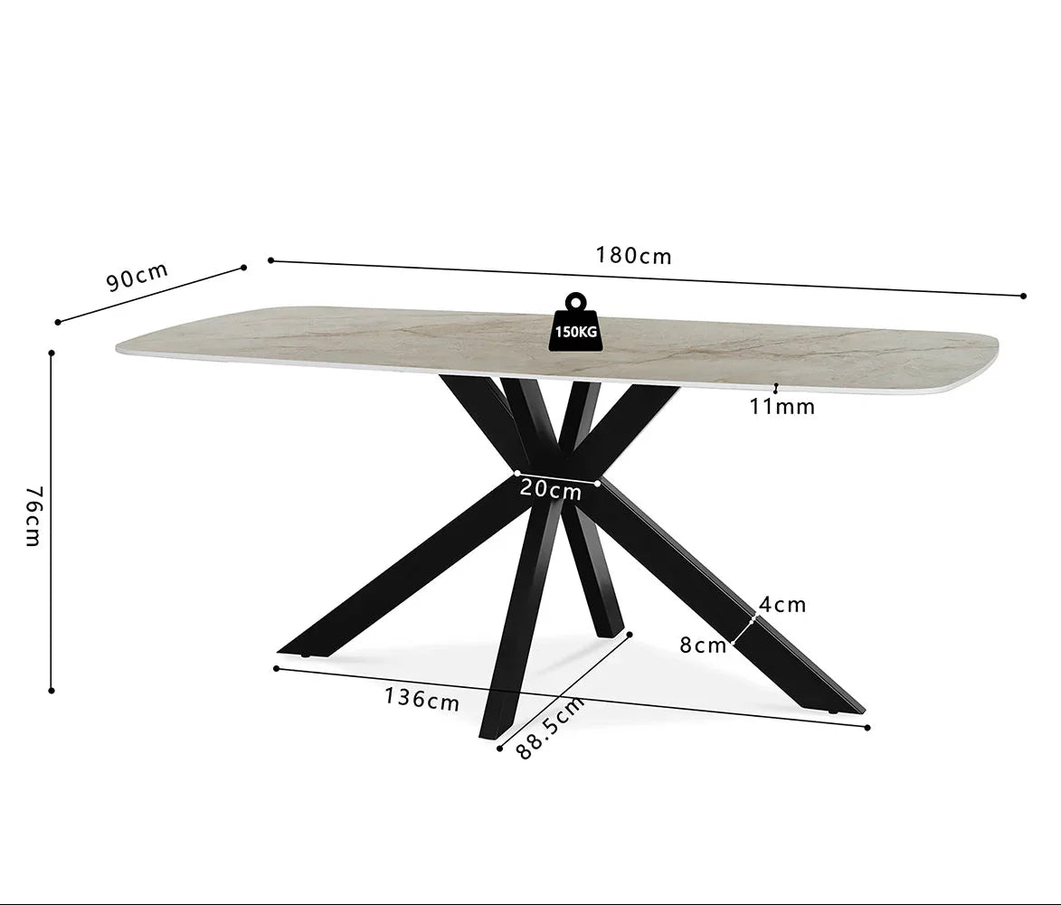 Eettafel deens ovaal