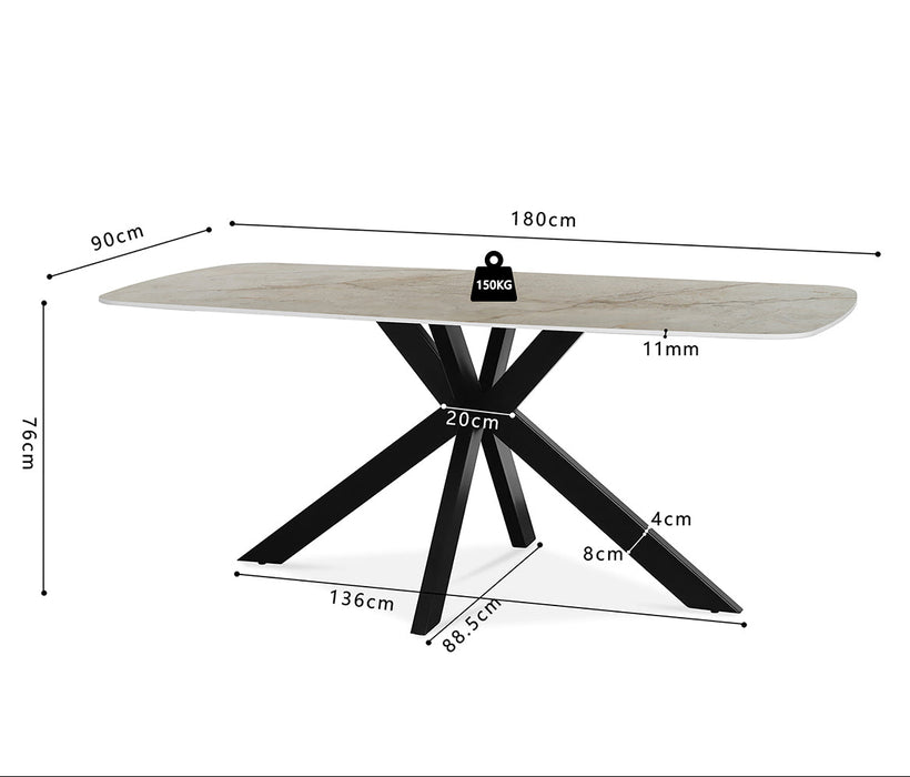 Eettafel deens ovaal