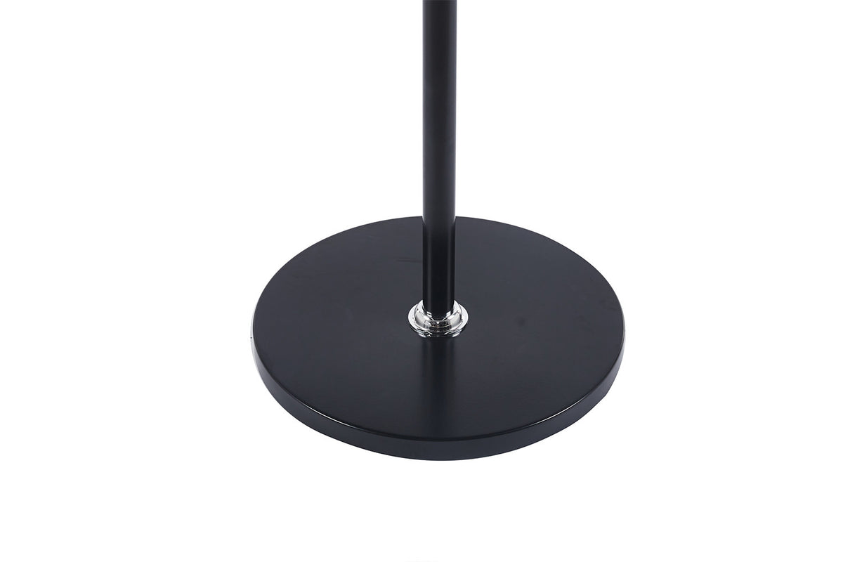 Kapstok 'Viola' Mat zwart – breedte 37 cm, diepte 37 cm en hoogte 172 cm – aanzicht 5