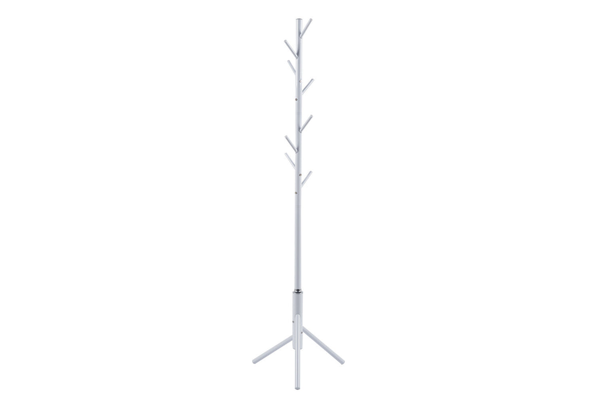 Kapstok 'Kassie' Wit – breedte 48 cm, diepte 48 cm en hoogte 174 cm – aanzicht 3