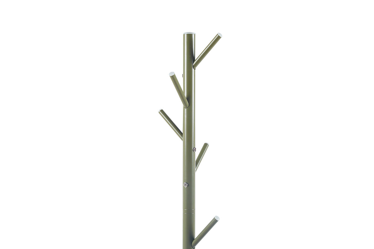 Kapstok 'Kassie' Groen – breedte 48 cm, diepte 48 cm en hoogte 174 cm – aanzicht 4