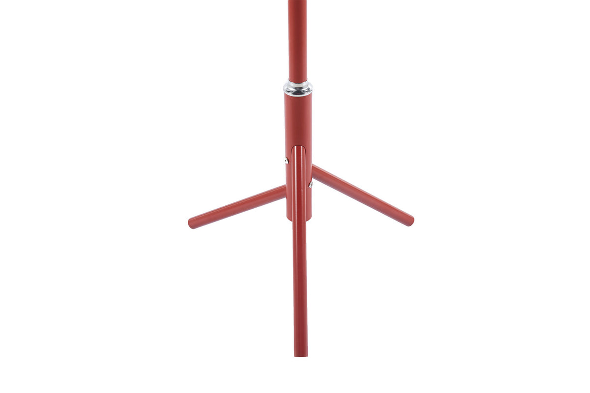Kapstok 'Kassie' Rood – breedte 48 cm, diepte 48 cm en hoogte 174 cm – aanzicht 5