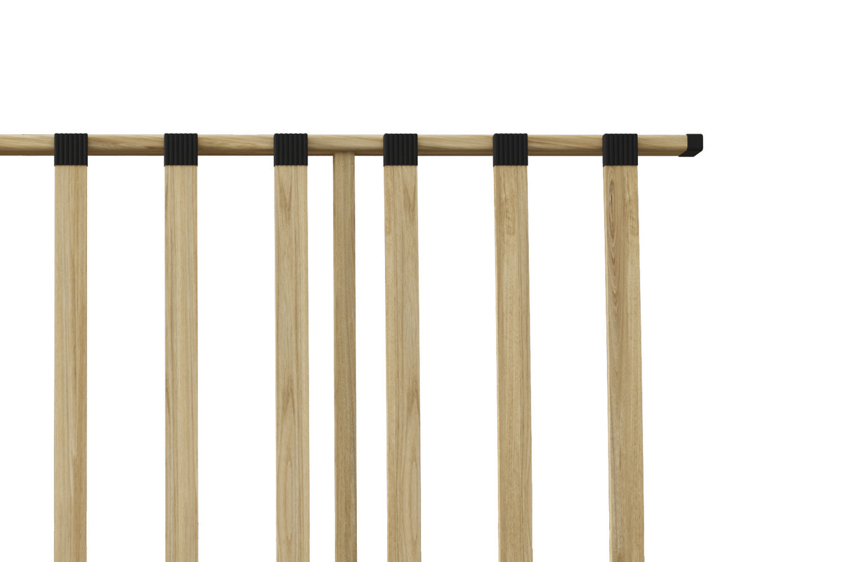 Lattenbodem 'Alpha' 70x200 – ligformaat: 70 x 200 cm. hoogte: 6 cm – aanzicht 3