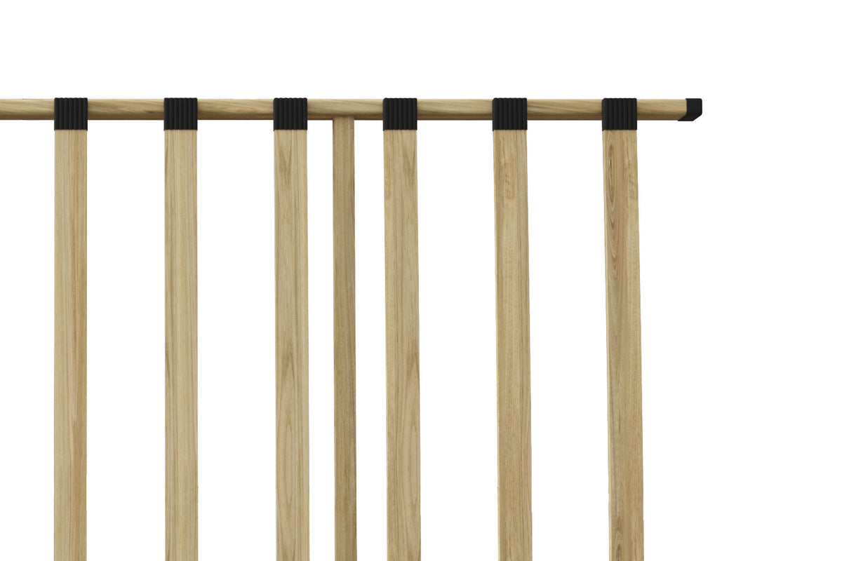 Hoekdetail van promo lattenbodem 80x200