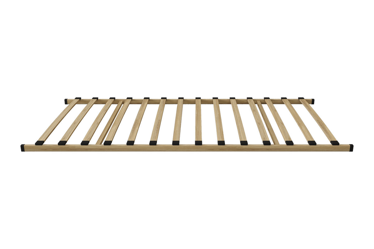 Lattenbodem 'Alpha' 90x200 – ligformaat: 90 x 200 cm. hoogte: 6 cm – aanzicht 2
