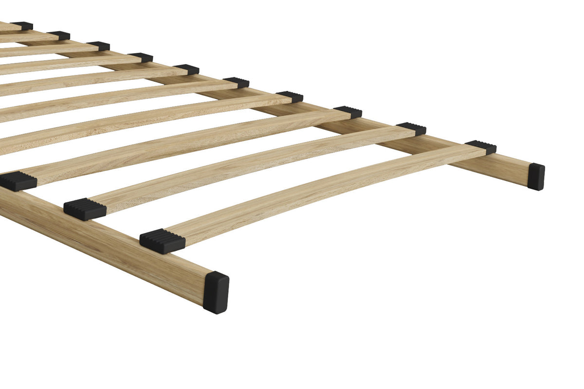 Lattenbodem 'Alpha' 90x200 – ligformaat: 90 x 200 cm. hoogte: 6 cm – aanzicht 3