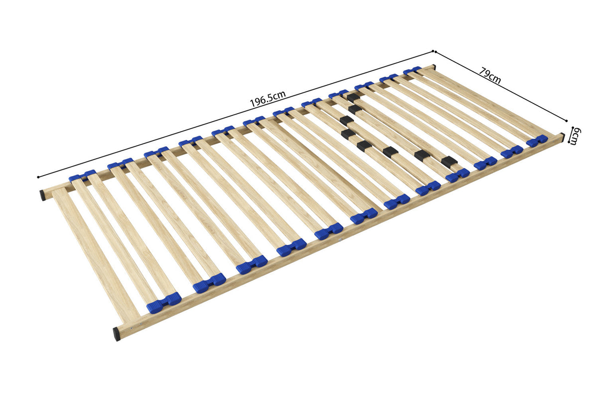 Lattenbodem 'Ruby' 80x200 – ligformaat: 80 x 200 cm. hoogte: 7 cm – aanzicht 5