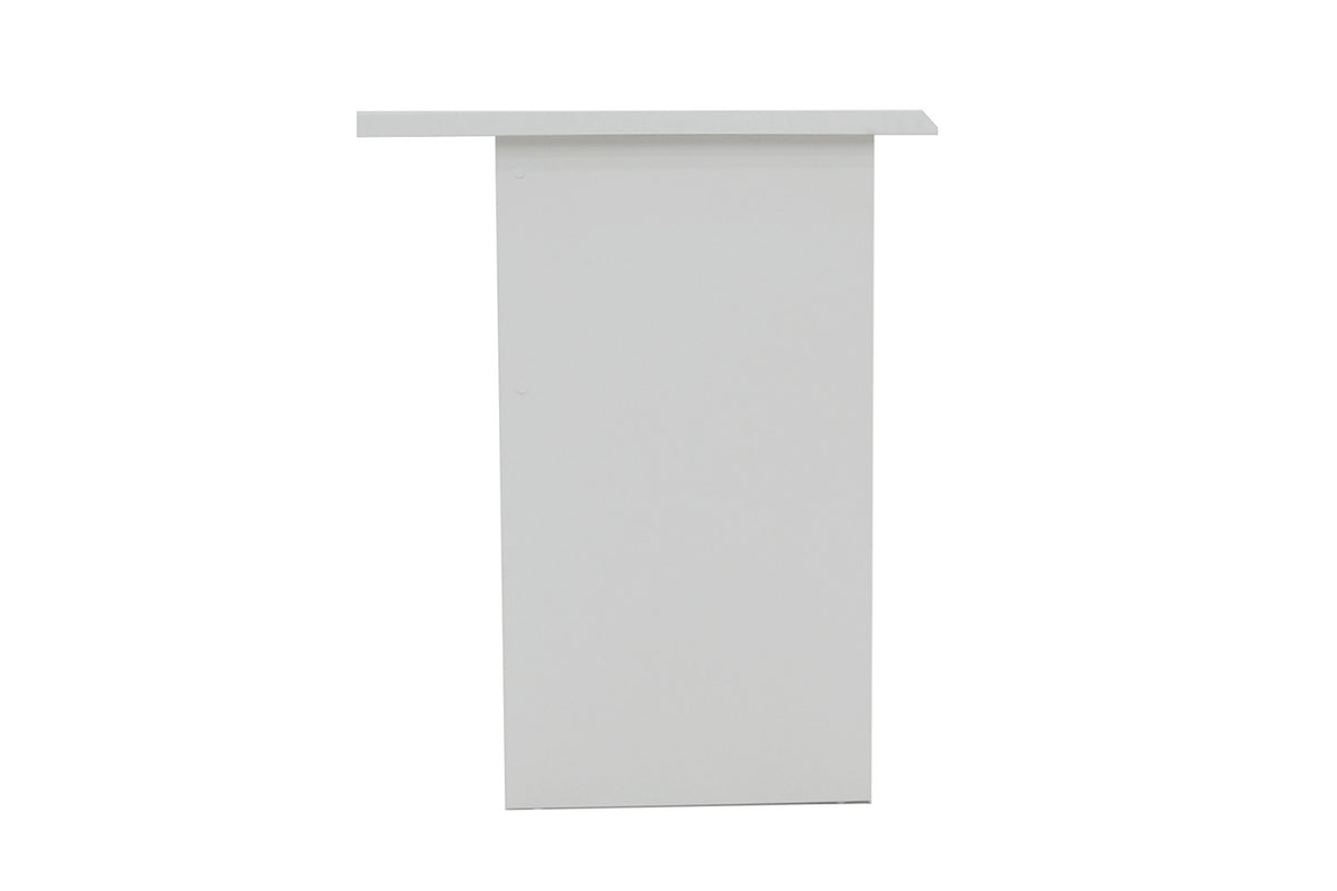 Bureau 'Mateo' 3 lades Wit – breedte 121 cm, diepte 60 cm en hoogte 75 cm – aanzicht 4