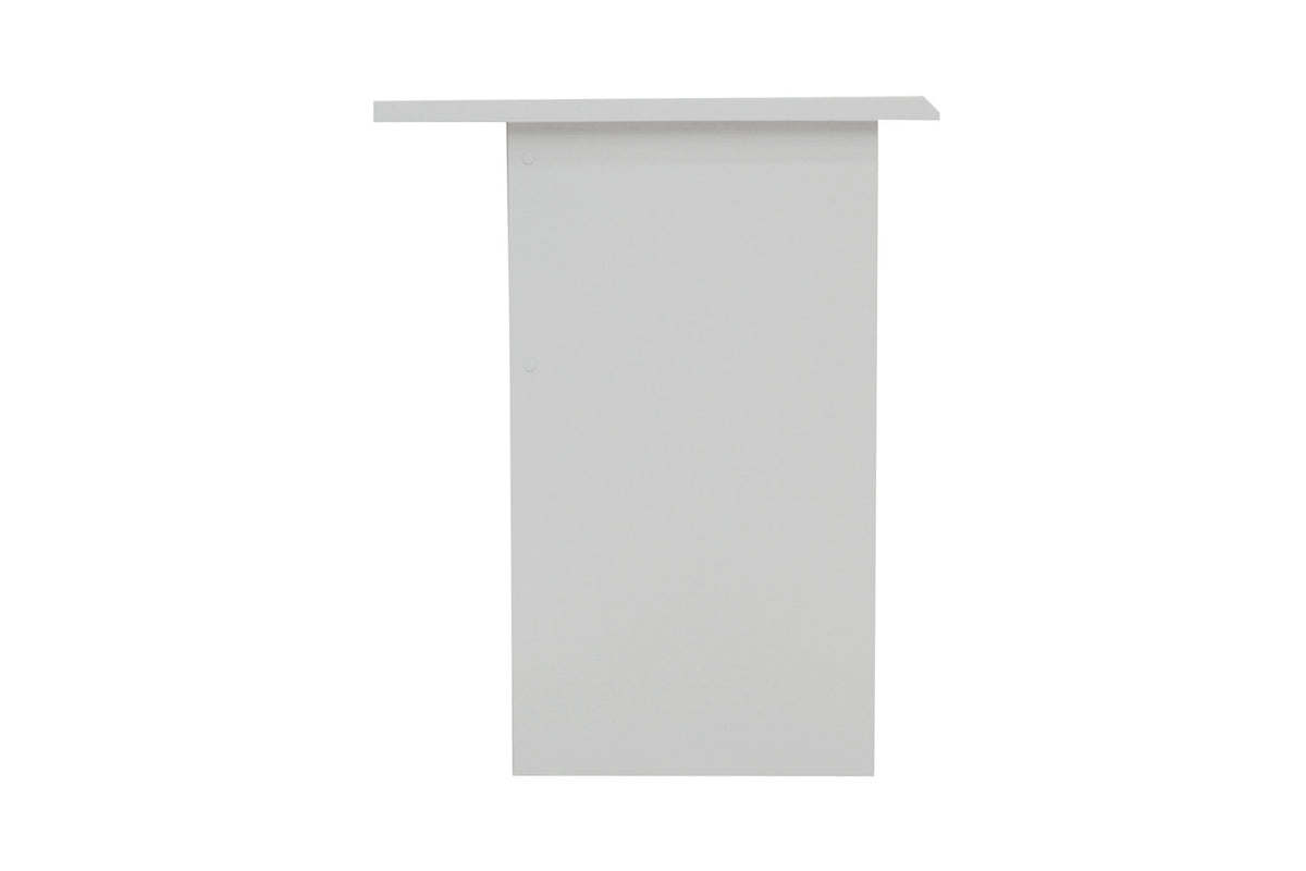 Bureau 'Milou' 1 lade 1 deur Wit – breedte 121 cm, diepte 60 cm en hoogte 75 cm – aanzicht 4