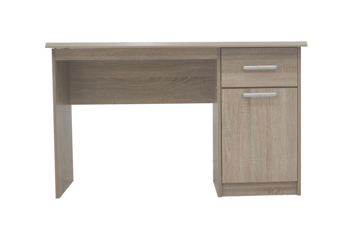 Bureau 'Milou' 1 lade 1 deur Sonoma – breedte 121 cm, diepte 60 cm en hoogte 75 cm – aanzicht 2