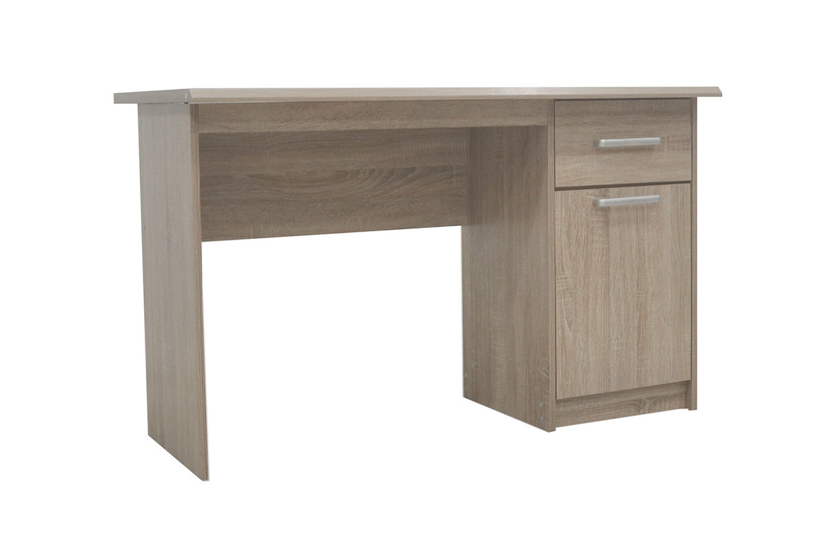 Bureau 'Milou' 1 lade 1 deur Sonoma – breedte 121 cm, diepte 60 cm en hoogte 75 cm – aanzicht 3