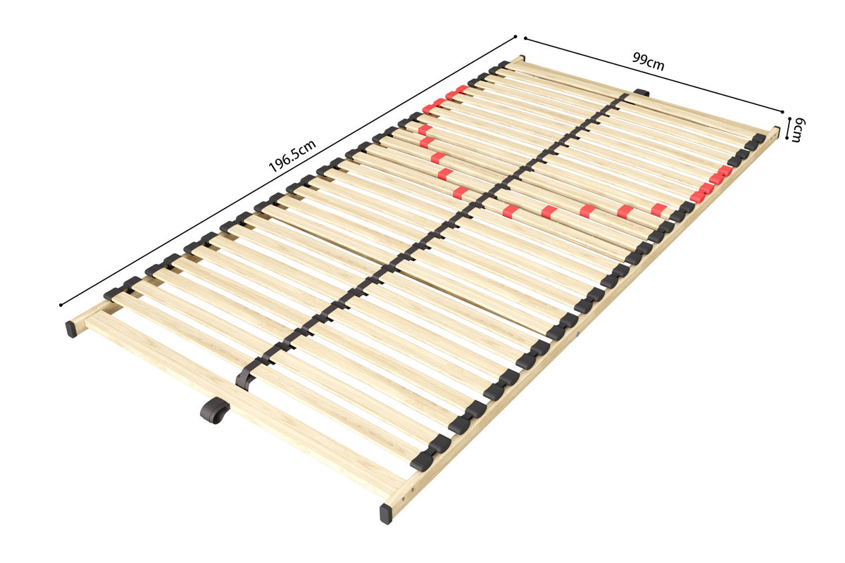 Lattenbodem 'Zittaro' 100x200 – ligformaat: 100 x 200 cm. hoogte: 7 cm – aanzicht 5