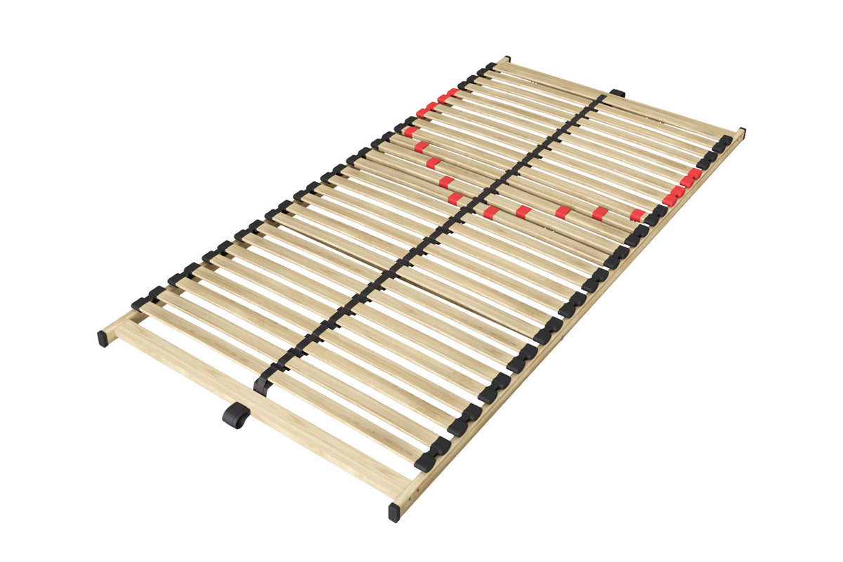 Lattenbodem 'Zittaro' 90x190 - KIT – ligformaat: 90 x 190 cm. hoogte: 7 cm – aanzicht 4