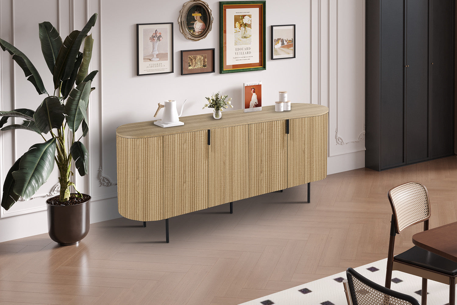 Dressoir 'Lagos' 200 cm Decor Eik Naturel - afbeelding 2
