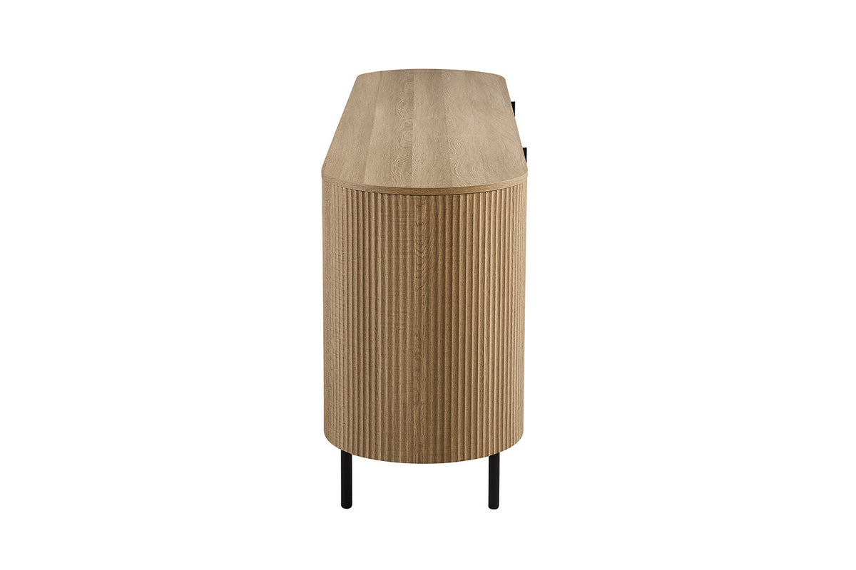 Dressoir 'Lagos' 200 cm Decor Eik Naturel – breedte 200 cm, diepte 45 cm en hoogte 80 cm – aanzicht 5