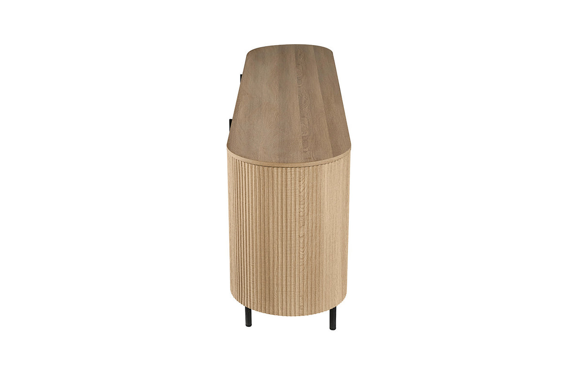 Dressoir 'Lagos' 200 cm Decor Eik Naturel – breedte 200 cm, diepte 45 cm en hoogte 80 cm – aanzicht 6