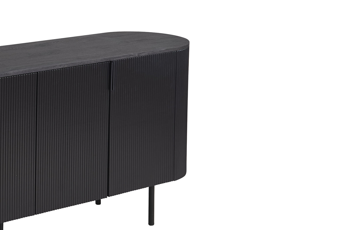Dressoir 'Lagos' 200 cm Decor Donkerbruin – breedte 200 cm, diepte 45 cm en hoogte 80 cm – aanzicht 6