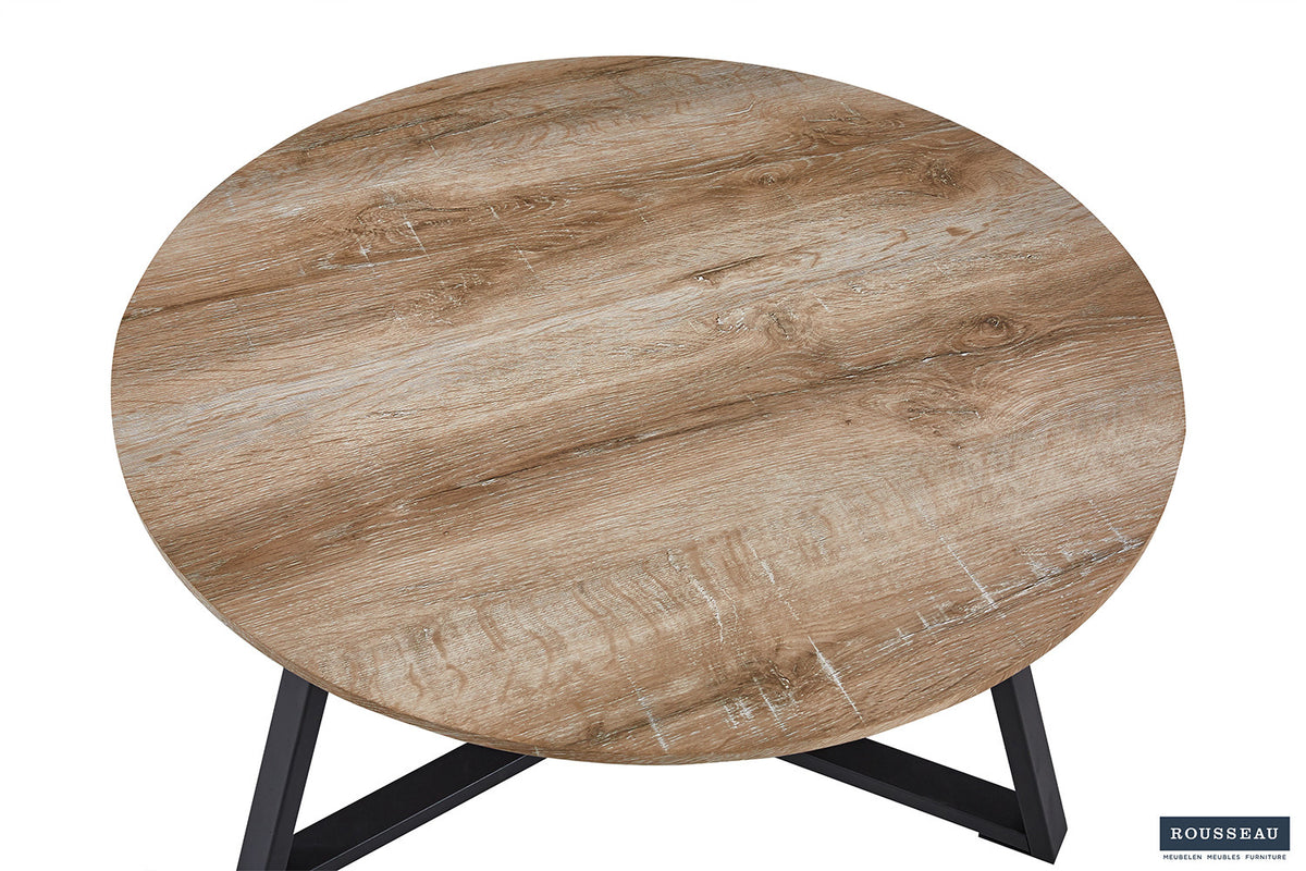Salontafel 'Paso 1' Decor Oude Eik – breedte 80 cm, diepte 80 cm en hoogte 41 cm – aanzicht 5