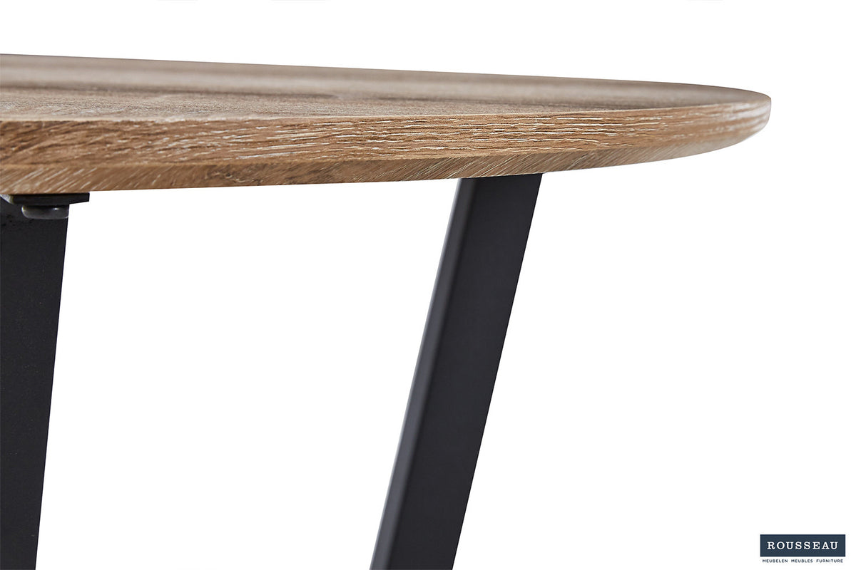 Salontafel 'Paso 3' Decor Oude Eik – breedte 80 cm, diepte 80 cm en hoogte 45 cm – aanzicht 5