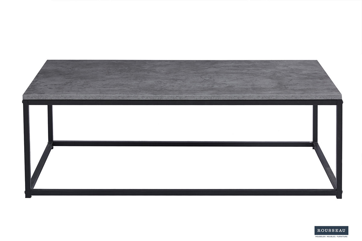 Salontafel 'Dallas' Decor Steen Grijs – breedte 120 cm, diepte 60 cm en hoogte 40 cm – aanzicht 2