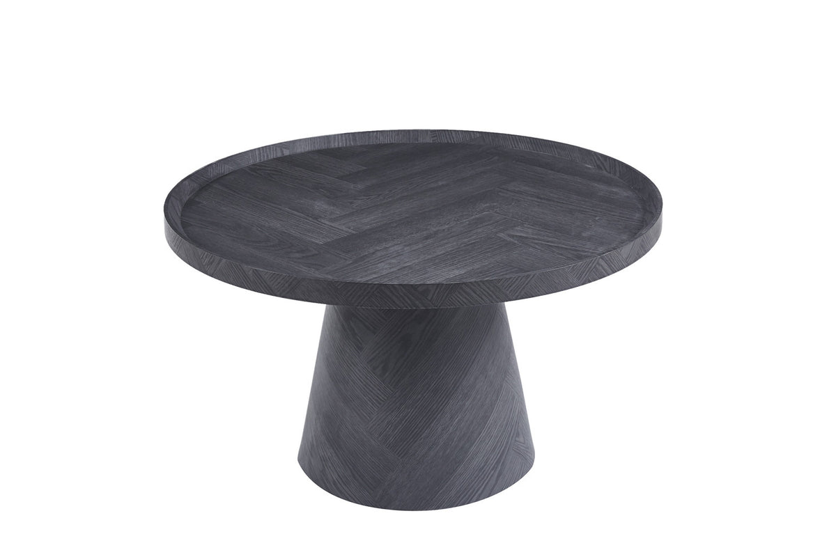 Salontafel 'Manus' 80 cm Decor Donkergrijs – breedte 80 cm, diepte 80 cm en hoogte 47 cm – aanzicht 4