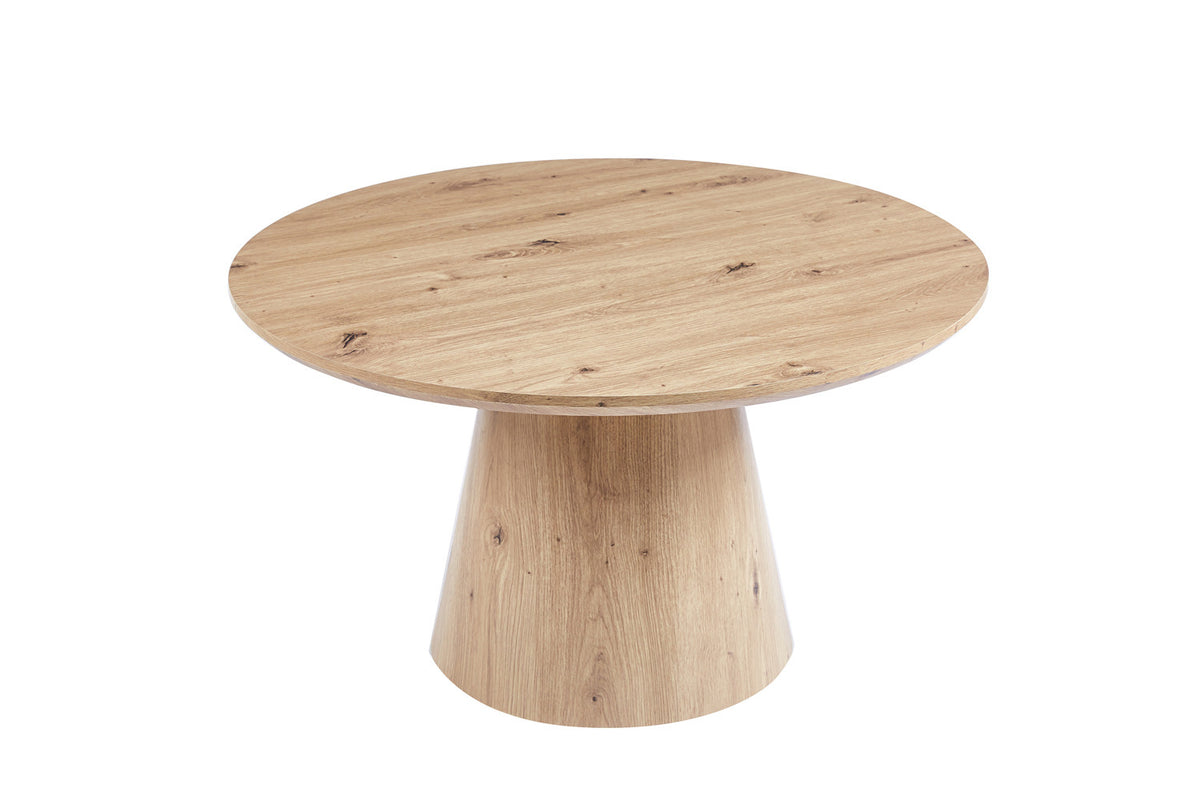 Salontafel 'Lukas' 80 cm Decor Oude eik – breedte 80 cm, diepte 80 cm en hoogte 45 cm – aanzicht 4